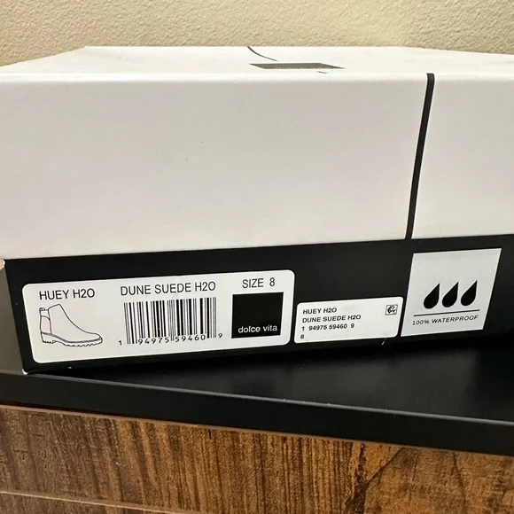 Dolce Vita Huey H2O Wide Booties Dune Suede Size 8 NIB - Picture 6 of 6